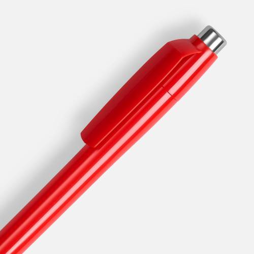 Ручка шариковая Klippa, красная фото 4