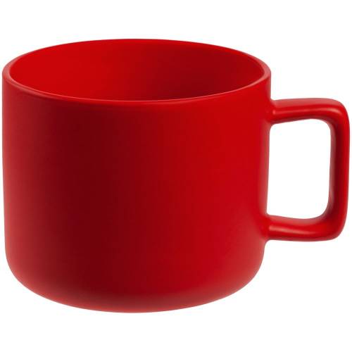 Чашка Jumbo, матовая, красная фото 2
