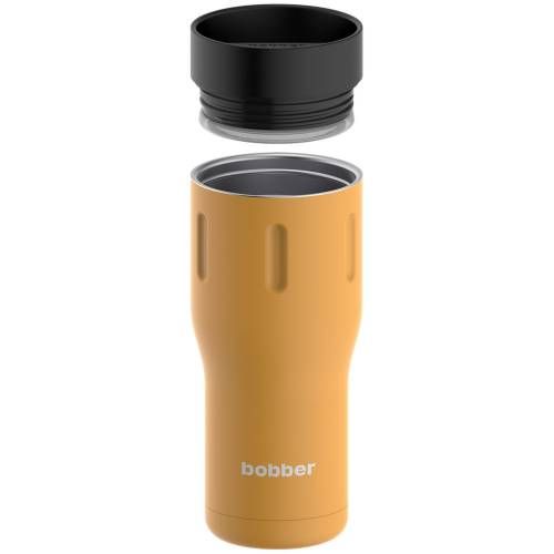 Термостакан Tumbler 470, вакуумный, оранжевый фото 5