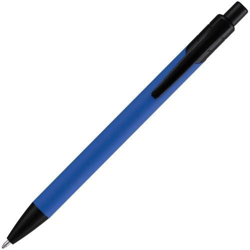 Ручка шариковая Undertone Black Soft Touch, ярко-синяя фото 5
