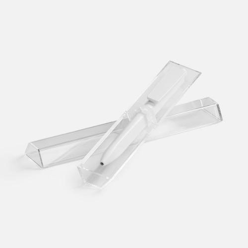 Ручка шариковая Ridge в футляре, белая фото 2