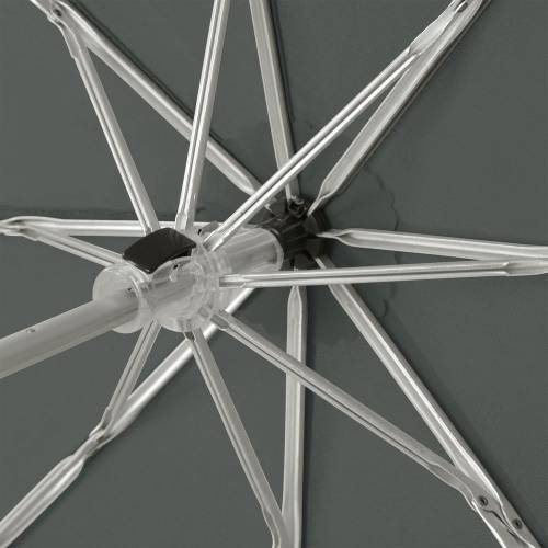 Зонт складной Fiber Alu Light, серый фото 9