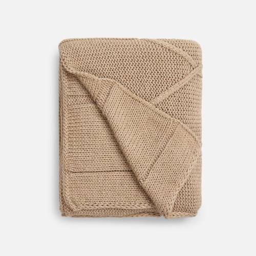 Плед Curve Verve, бежевый меланж фото 3