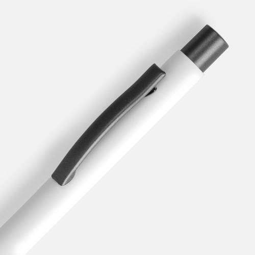 Ручка шариковая Atento Soft Touch, белая фото 4 Ручка шариковая Atento Soft Touch, белая фото 4