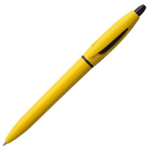 Ручка шариковая S! (Си), желтая фото 2