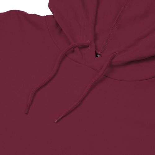 Толстовка с капюшоном унисекс Hoodie, бордовая фото 4