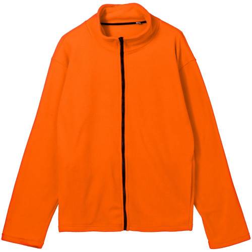 Куртка флисовая унисекс Manakin, оранжевая фото 2