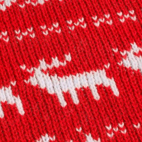 Плед Holidale, красный с молочным фото 8