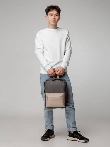 Рюкзак Sensa, серый с бежевым фото 7