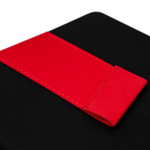 Ежедневник Bookmark, недатированный, черный с красным фото 6