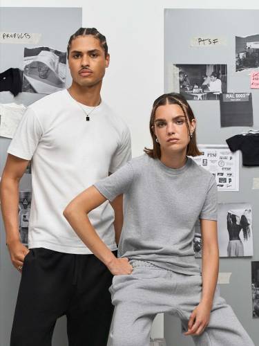 Футболка унисекс Cliff, серый меланж фото 8