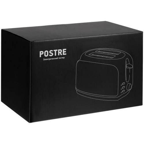 Электрический тостер Postre, серебристо-черный фото 10