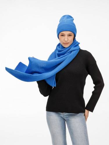 Шапка Nobilis Mono, синяя (аква) фото 9 Шапка Nobilis Mono, синяя (аква) фото 9