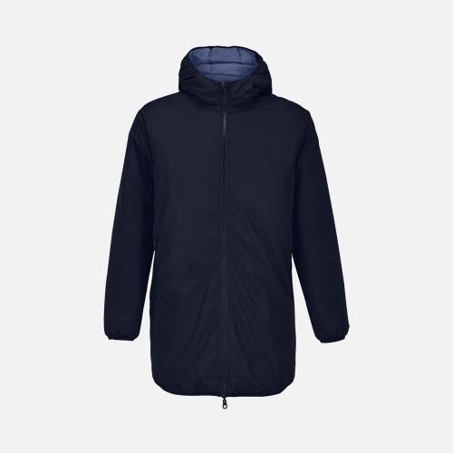 Куртка-парка унисекс Reverse, темно-синяя фото 2