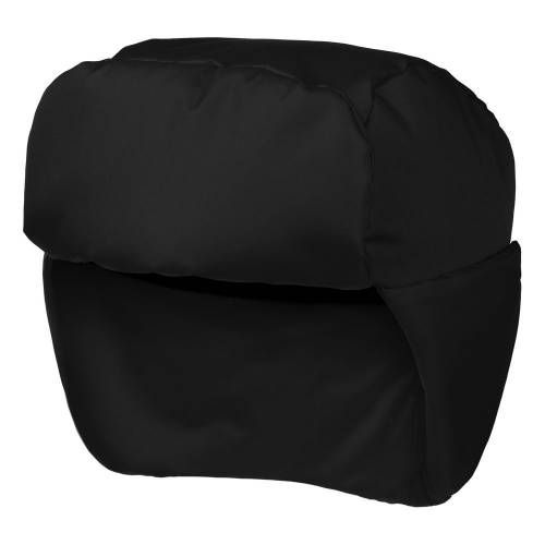 Шапка-ушанка Shelter, черная фото 3