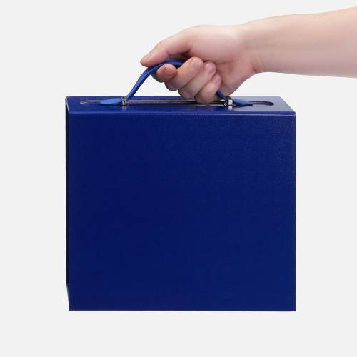 Коробка складная Holdfold, S, синяя фото 6