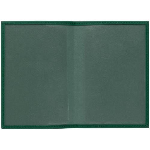 Обложка для паспорта Shall, зеленая фото 5