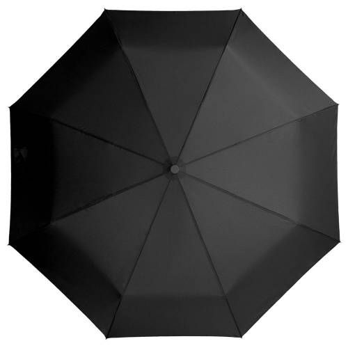 Зонт складной Light, черный фото 3