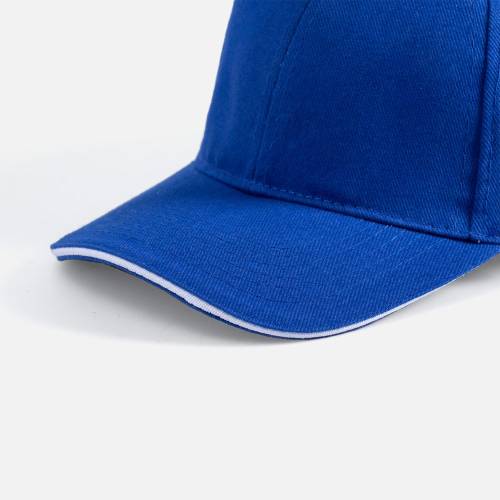 Бейсболка Buffalo, ярко-синяя с белым фото 3