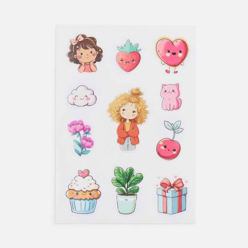 Стикерпак UV-DTF Thematik, для девочек