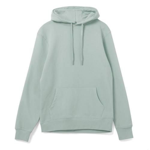 Толстовка с капюшоном унисекс Hoodie, серо-зеленая фото 2