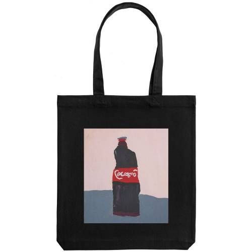 Холщовая сумка «Кола», черная фото 3