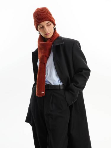 Шапка Bernard, коричневая (терракота) фото 6 Шапка Bernard, коричневая (терракота) фото 6