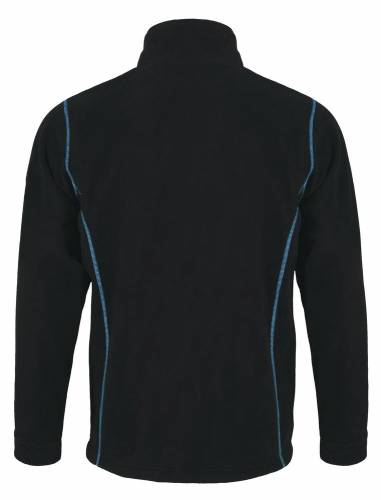 Куртка мужская Nova Men 200, черная с ярко-голубым фото 3