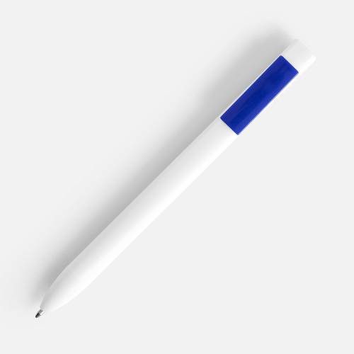 Ручка шариковая Swiper SQ, белая с синим фото 3