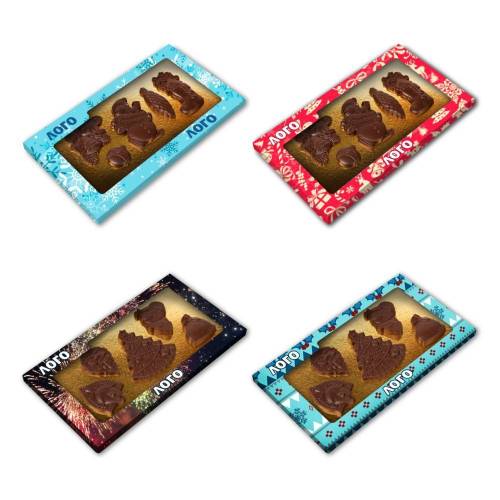 Набор фигурного шоколада Choco New Year на заказ фото 2