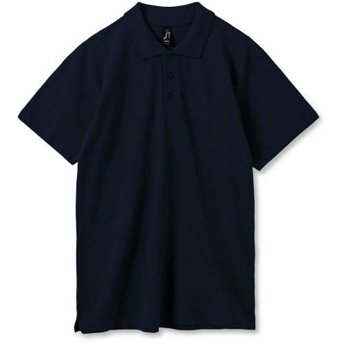 Рубашка поло мужская Summer 170, темно-синяя (navy) фото 2