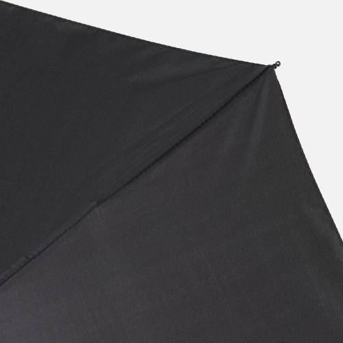 Зонт складной Fiber, черный фото 9