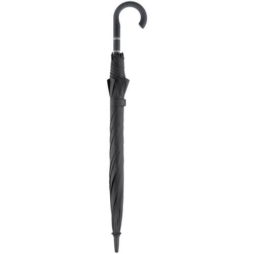 Зонт-трость с цветными спицами Color Style, серый фото 5