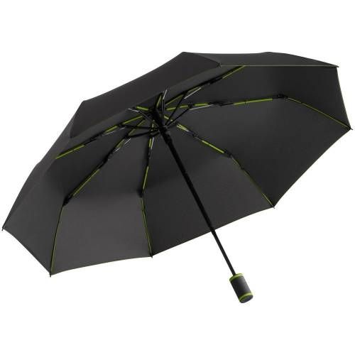 Зонт складной AOC Mini с цветными спицами, зеленое яблоко фото 2