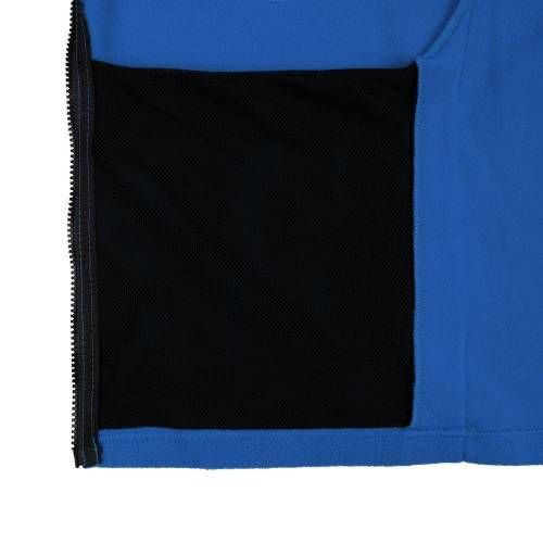 Куртка флисовая унисекс Manakin, ярко-синяя фото 5