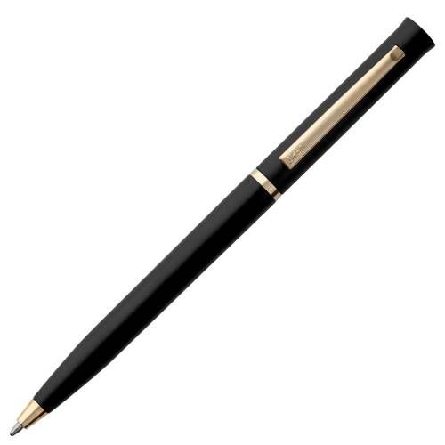 Ручка шариковая Euro Gold, черная фото 4