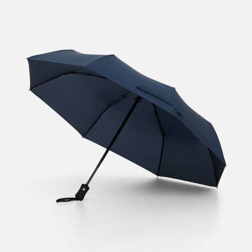 Зонт складной Monsoon, темно-синий фото 2