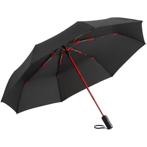 Зонт складной AOC Colorline, красный фото 2