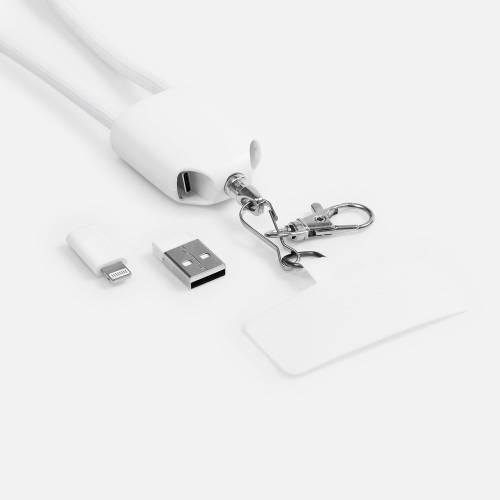 Кабель-ланьярд energyFlex Pro, белый фото 7