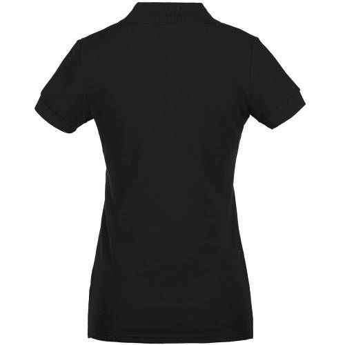 Рубашка поло женская Virma Premium Lady, черная фото 3