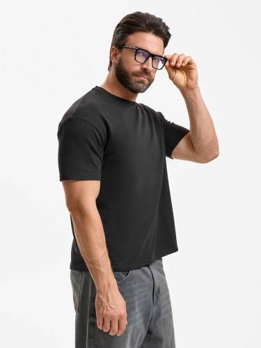 Футболка унисекс Durington, черная фото 10