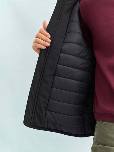 Жилет софтшелл унисекс Falcon BW, черный фото 6