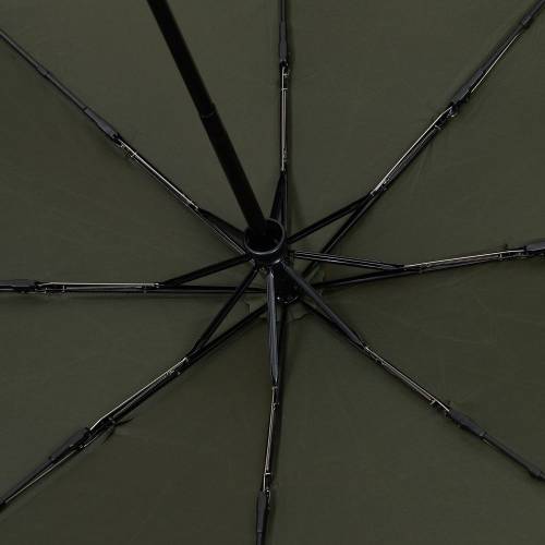 Зонт складной Cloudex, зеленый (хаки) фото 4