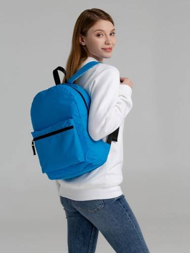 Рюкзак Manifest Color из светоотражающей ткани, синий фото 8