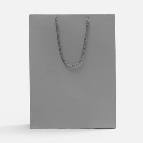 Пакет бумажный Porta XL, серый фото 3