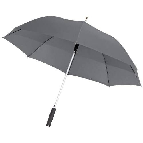Зонт-трость Alu Golf AC, серый фото 2