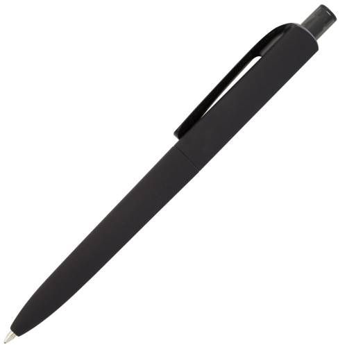 Ручка шариковая Prodir DS8 PRR-Т Soft Touch, черная фото 4