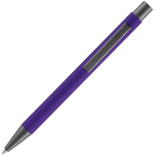 Ручка шариковая Atento Soft Touch, фиолетовая фото 4