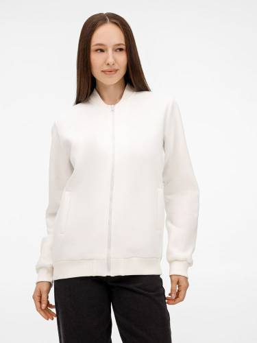 Бомбер унисекс Estado, молочно-белый фото 2