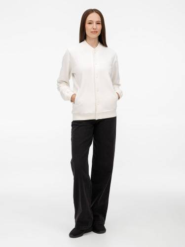 Бомбер унисекс AtmosWear, молочно-белый фото 13